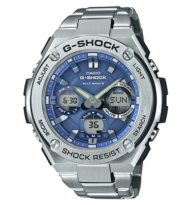 カシオ Gショック G-STEEL Gスチール メンズ腕時計 GST-W110D-2AJF　レビュー評価　画像